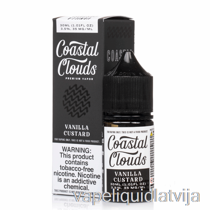 Vaniļas Olu Krēms - Piekrastes Sāļi - 30ml 35mg Vape šķidrums